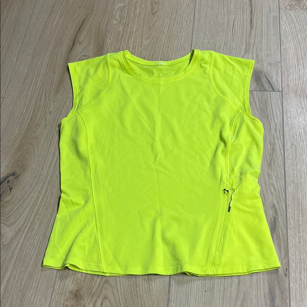 Lululemon Athletica Neon Yellow Muscle Tee